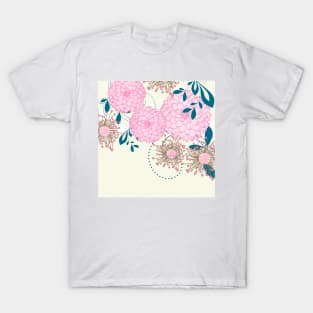 Asian-Inspired Chrysanthemum 1 T-Shirt